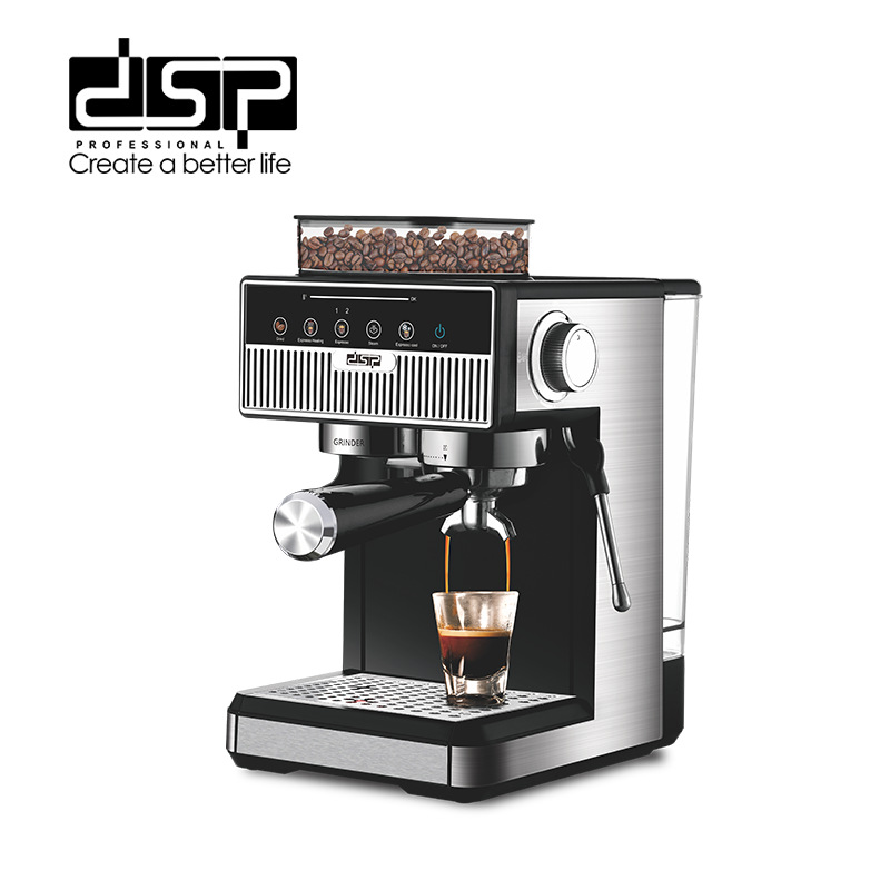 DSP Semi-Automatic Espresso Machine with Grinder KA3125,Ponigo1,DSP KA3125 Semi-Automatic Espresso Machine with Built-in Grinder